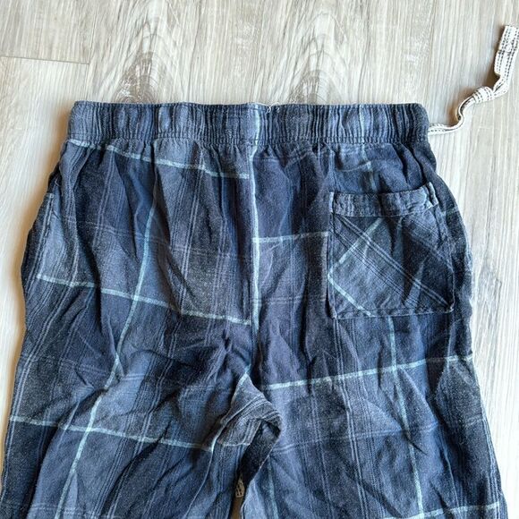 Lucky Brand Cozy Blue Plaid Pajama Pants Size Medium - Picture 5 of 5
